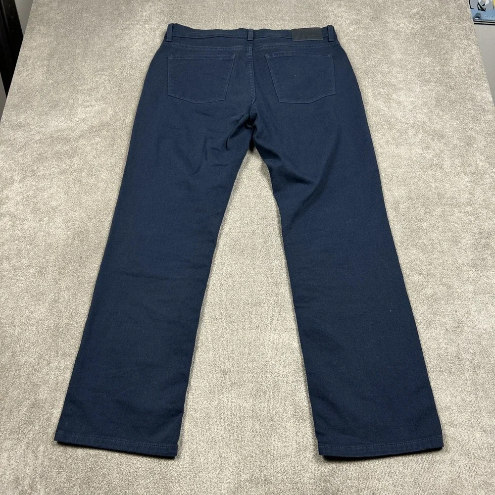 Mott & Bow Mercer Jeans Mens 33x30 Navy Straight Stretch Denim 5 Pocket Pants